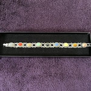 Antique Bracelet w/ Genuine Stones